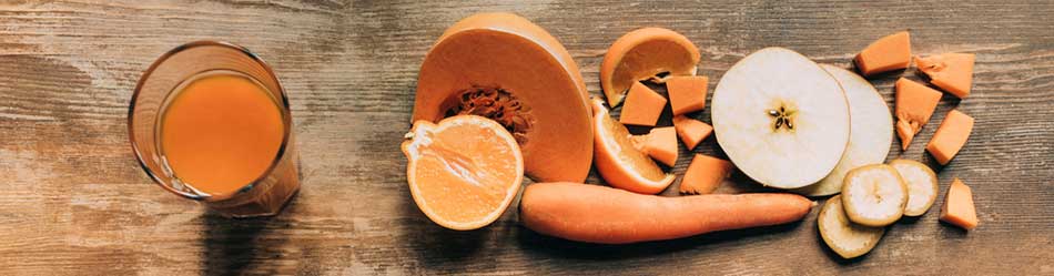 Different Carrot Juice Ingredients Squash Orange