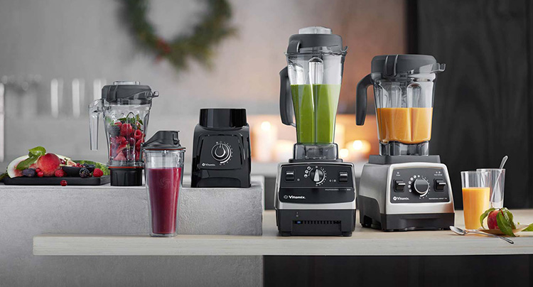 Collection Of Vitamix Blenders In Use