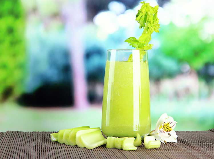 Celery Juice Outside Being healthy