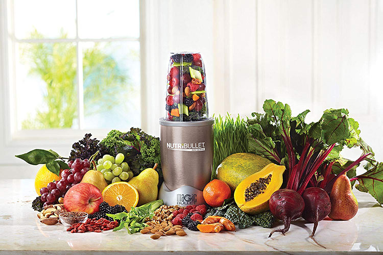 Nutribullet Pro Surrounded By Fruit