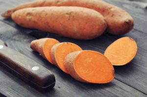 Slices Of Sweet Potato