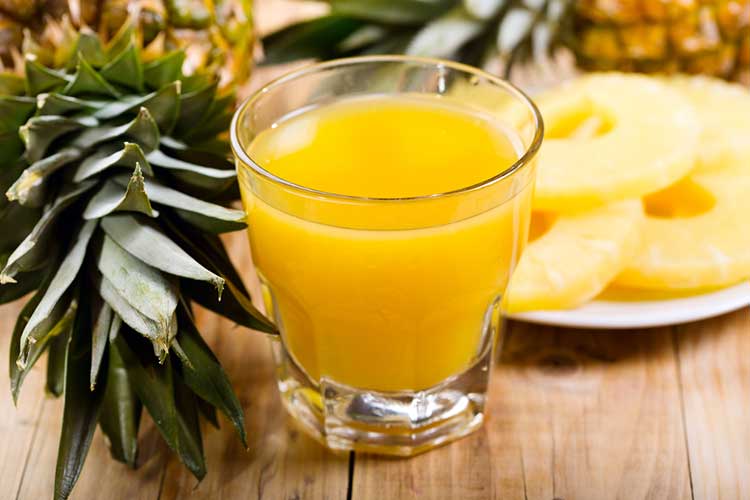 Freshly Made Pineapple Juice