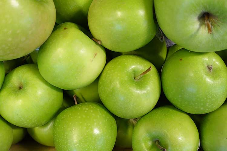 Granny Smith Apples In a Pile