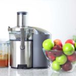 apple juice and a juicer