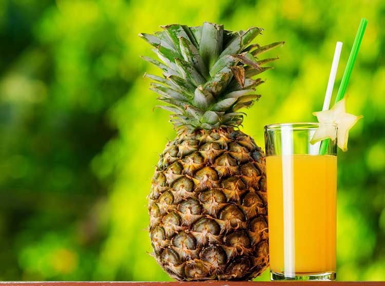pineapple and pineapple juice