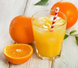 Healthy Orange Juice In A Glass
