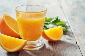 Orange Juice Made In A Blender