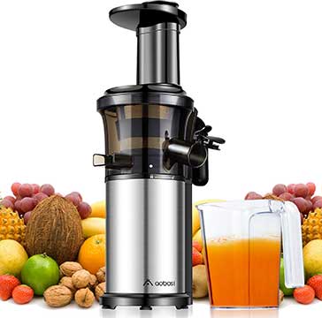  Aobosi Slow Masticating- Extractor Compact Cold Press Juicer Machine