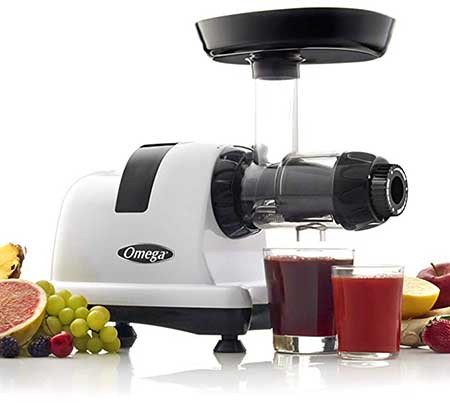 Omega J8006HDS Nutrition Center Quiet Dual Stage Slow Speed Masticating Juicer