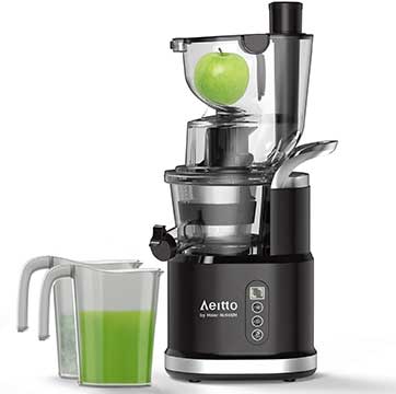 Aeitto Portable Cold Press Slow Juicer