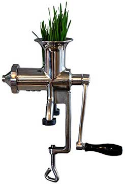 Handy Pantry HJ Hurricane Stainless Steel Manual Wheatgrass Juicer