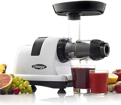 Omega J8006HDS Nutrition Center Quiet Dual Stage Slow Speed Masticating Juicer