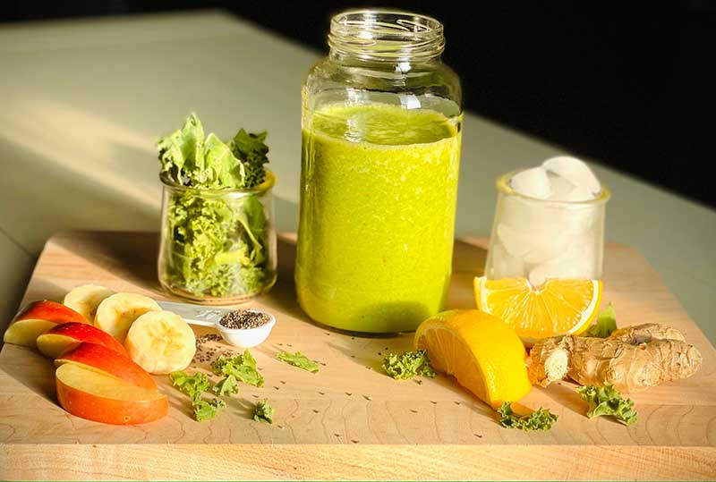  Green juice made in a nutribullet