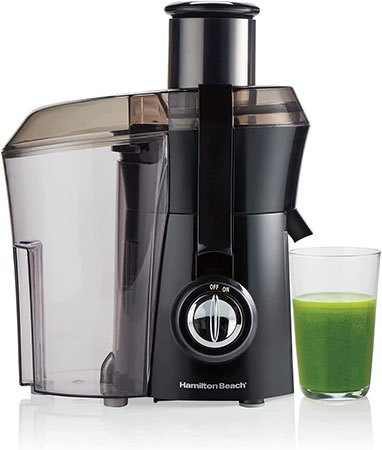 Hamilton Beach Juicer Machine Big Mouth Large 3 Feed Chute for Whole Fruits andVegetables
